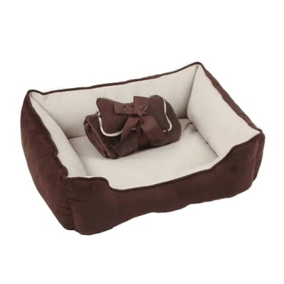 PAWISE 3EN1 CAMA/MANTA/COJIN CAFE