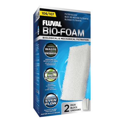 FLUVAL REPUESTO FOAM FILTRO 106/107 2PK