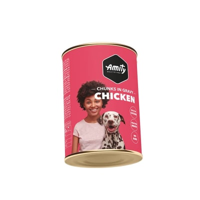 AMITY LATA POLLO PERRO ADULTO 415 GR (CHUNKS CHICKEN)