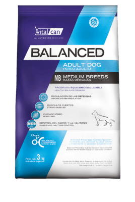 Balanced Perro Adulto Raza Mediana 3Kg