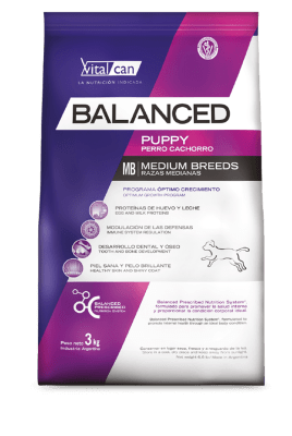 Balanced Perro Cachorro Raza Mediana 12Kg