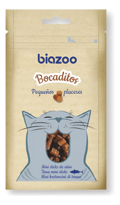 BIAZOO GATO BOCADITOS ATUN 50 GR