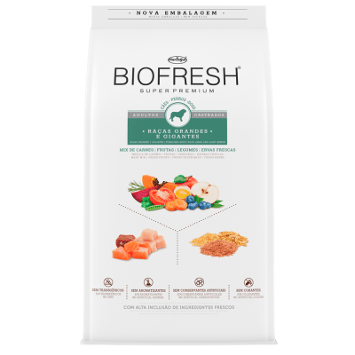 BIOFRESH PARA PERROS - ADULTOS CASTRADOS RAZAS GRANDES Y GIGANTES 15kg