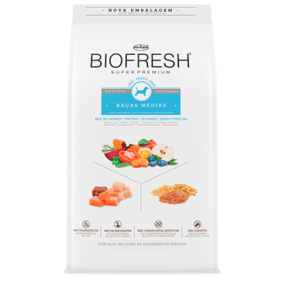 BIOFRESH PARA PERROS - ADULTOS CASTRADOS DE RAZAS MEDIANAS 10,1kg