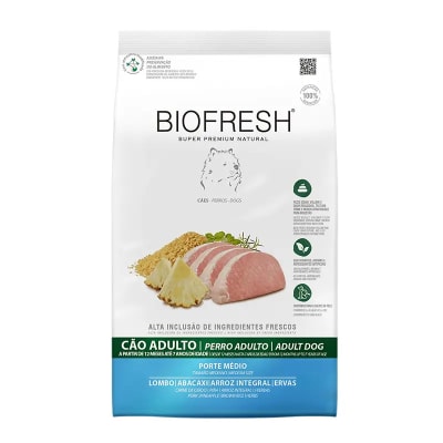 BIOFRESH ADULTO RAZA MEDIANA CERDO, PIÑA Y ARROZ