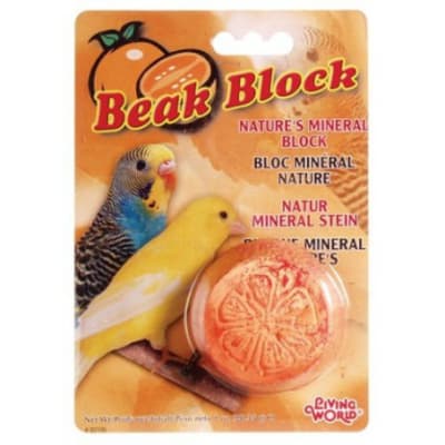 LIVING WORLD BLOQUE MINERAL NARANJA