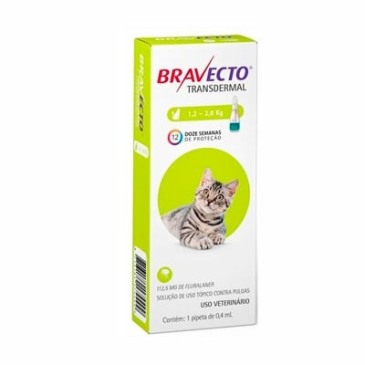 BRAVECTO GATOS 112,5 MG (1,2-2,8 KG)
