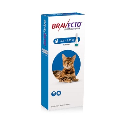 BRAVECTO PIPETA GATO 2.8 KG A 6.25 KG 1 COMP