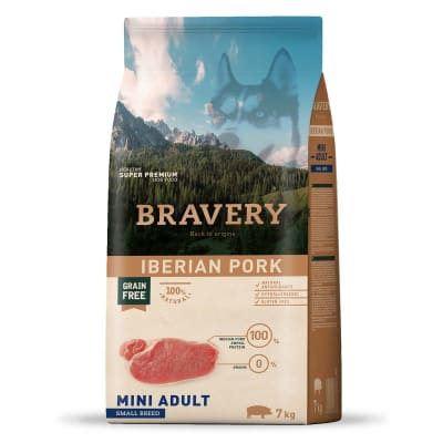 Bravery Cerdo Ibérico Mini Adulto Raza Pequeña 7 Kg