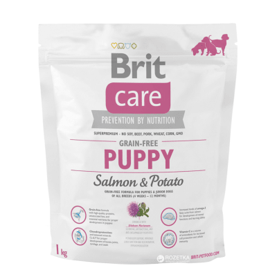 BRIT CARE GF PUPPY SALMON 1.0 kg