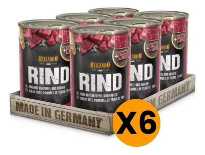 CAJA LATA BELCANDO TERNERA PATATA Y GUISANTES 800 GR X 6 UN