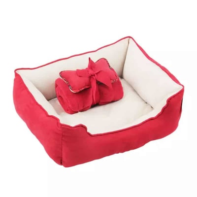 PAWISE 3EN1 CAMA/MANTA/COJIN ROJA