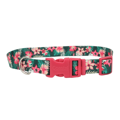 COASTAL STYLE COLLAR TROPICAL FLOWER M