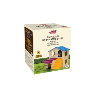 LIVING WORLD CASA DE JUEGO MADERA LARGE HAMSTER