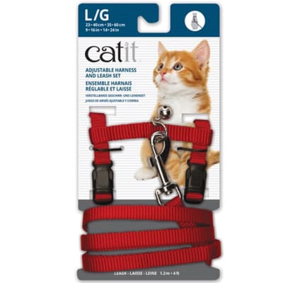 CATIT ARNES CON TRAILLA ROJO - LARGE