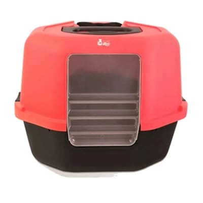 CATIT BAÑO ESQUINERO ROJO/GRIS