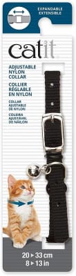 CATIT COLLAR EXPANDIBLE CON HEBILLA NEGRO