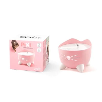CATIT PIXI FUENTE BEBEDERA ROSA