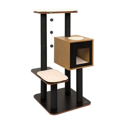 CATIT VESPER CAT FURNITURE V HIGH BASE NEGRO