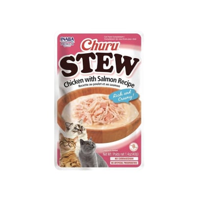 Churu Stew Para Gatos Pollo Y Salmon 40gr