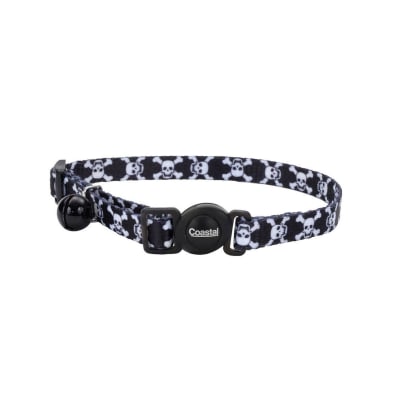 COASTAL STYLE COLLAR BLACK SKULLS M