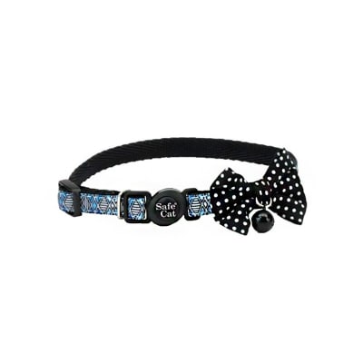 COASTAL EMBELLISHED COLLAR BOW-TIE BLACK