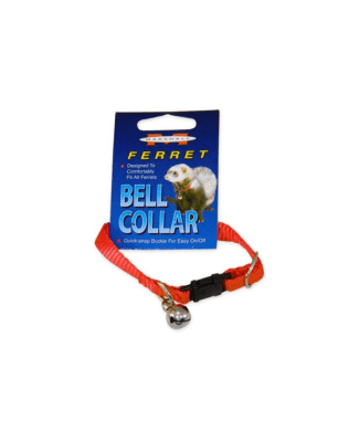 COLLAR CON CASCABEL HURON ROJO