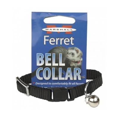 COLLAR CON CASCABEL HURON NEGRO