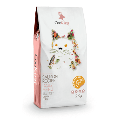 Cooking Grain Free, Cat Salmon 2 kg