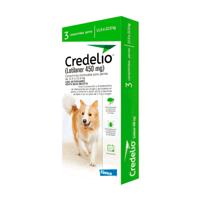 Credelio 11-22 Kg Comprimido Caja 3 Unid