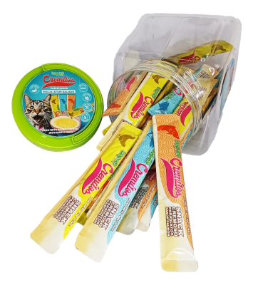TOPK9 CAJA CREMITOS 60 TUBOS MIX SABORES