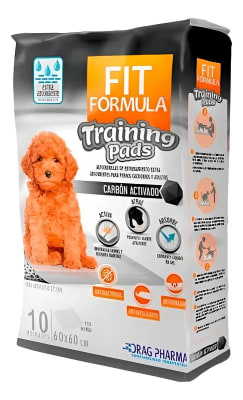 FIT TRAINING PADS CARBON ACTIVO 10 UN