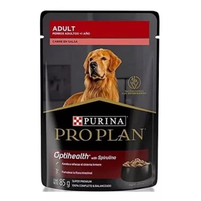 Pro Plan Optihealth Sabor Carne En Salsa En Sobre De 100g