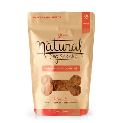 NATURAL CHICKEN JERKY SLICES (100 GR)
