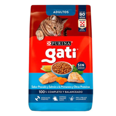 GATI GATO ADULTO PESCADO Y SALMON 15 KG