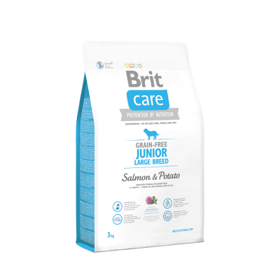 Brit Care Gf Junior Large Breed Salmon 3 Kg