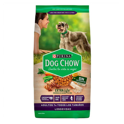 DOG CHOW ADULTO 7+ LONGEVIDAD 8 KG