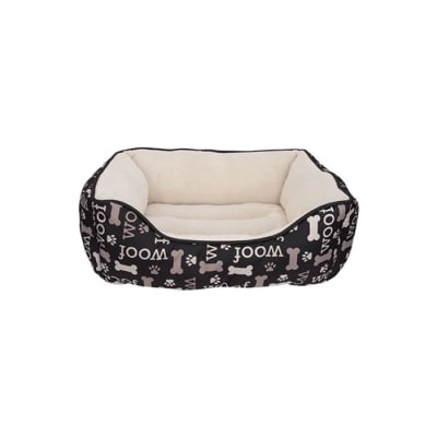 DOGIT DREAMWELL CAMA RECTANGULAR WOOF NEGRA
