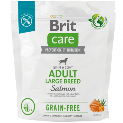 Brit Care Gf Adult Large Breed Salmon 1 Kg