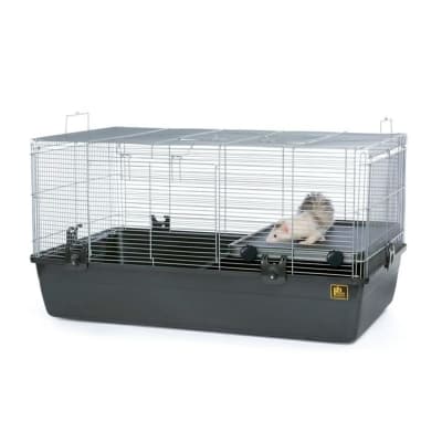 JAULA REFUGIO PARA PEQUEÑOS ANIMALES 83x48x45 CM
