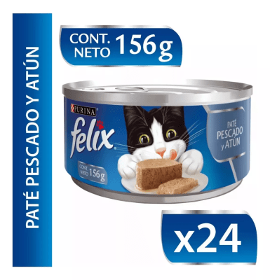 CAJA PACK 24 LATAS FELIX PESCADO ATÚN 156 GR