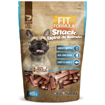 FIT SNACK ESPIRAL DE SALMON 400 GR