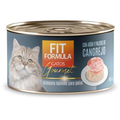 Fit Formula Gato lata Gourmet Atún Y Cangrejo 80g