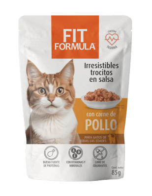 FIT FORMULA POUCH GATO POLLO 85 GR