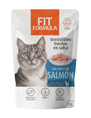 FIT FORMULA POUCH GATO SALMON 85 GR