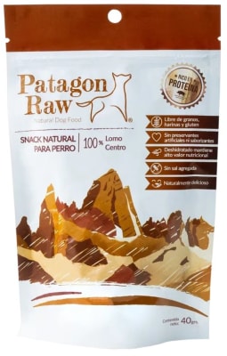 PATAGON RAW SNACK PERRO LOMO CENTRO 40 GR