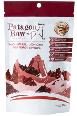 PATAGON RAW SNACK PERRO CARNE DE VACUNO 40 GR