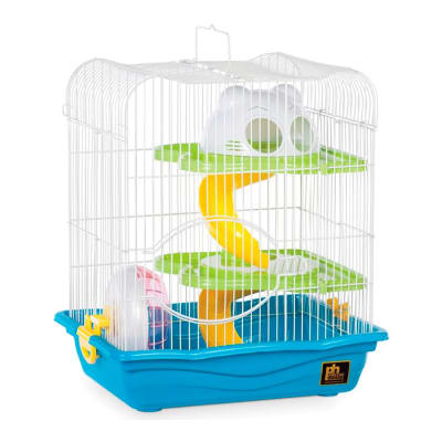 JAULA REFUGIO PARA HAMSTERS (3 NIVELES)