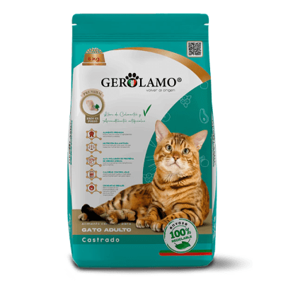 GEROLAMO GATO ADULTO CASTRADO 2.7 KG