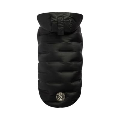 GF PET PARKA CLOUD  BLACK S